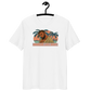 Front view of a white aln t-shirt.