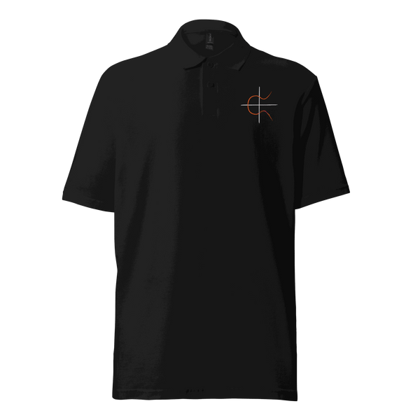 Elliptic Curve Cryptography bitcoin polo shirt with OEKO-TEX certification logo
