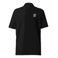 Infinity 21M bitcoin polo shirt with OEKO-TEX certification logo