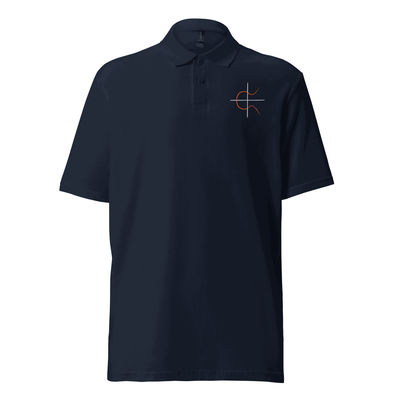 Elliptic Curve Cryptography Bitcoin Polo Shirt with stylish ECC design and certification logo