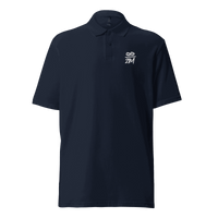 Infinity 21M Pique Bitcoin Polo Shirt with OEKO-TEX certification logo