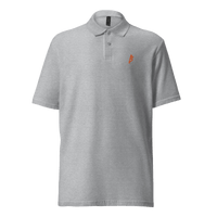 Rebel B Bitcoin polo shirt with ÖKOTEX certification logo