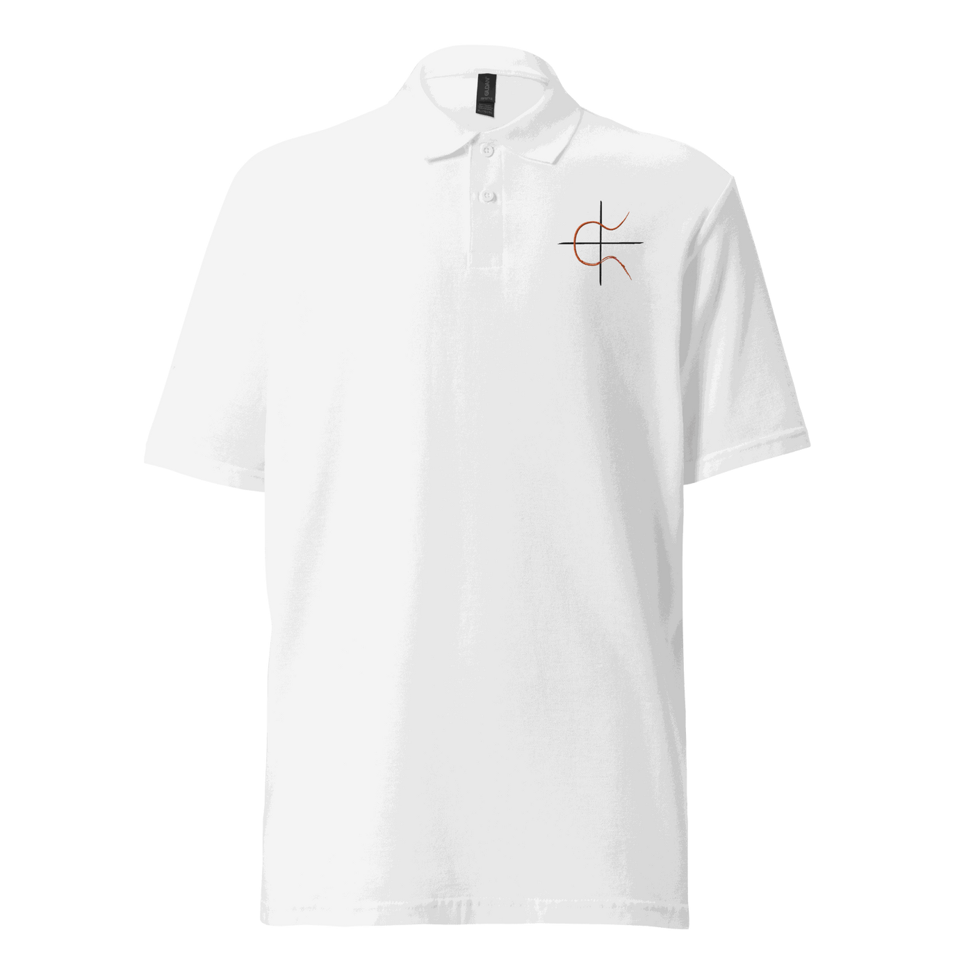 Elliptic Curve Cryptography Bitcoin polo shirt with modern unisex fit and unique ECC design