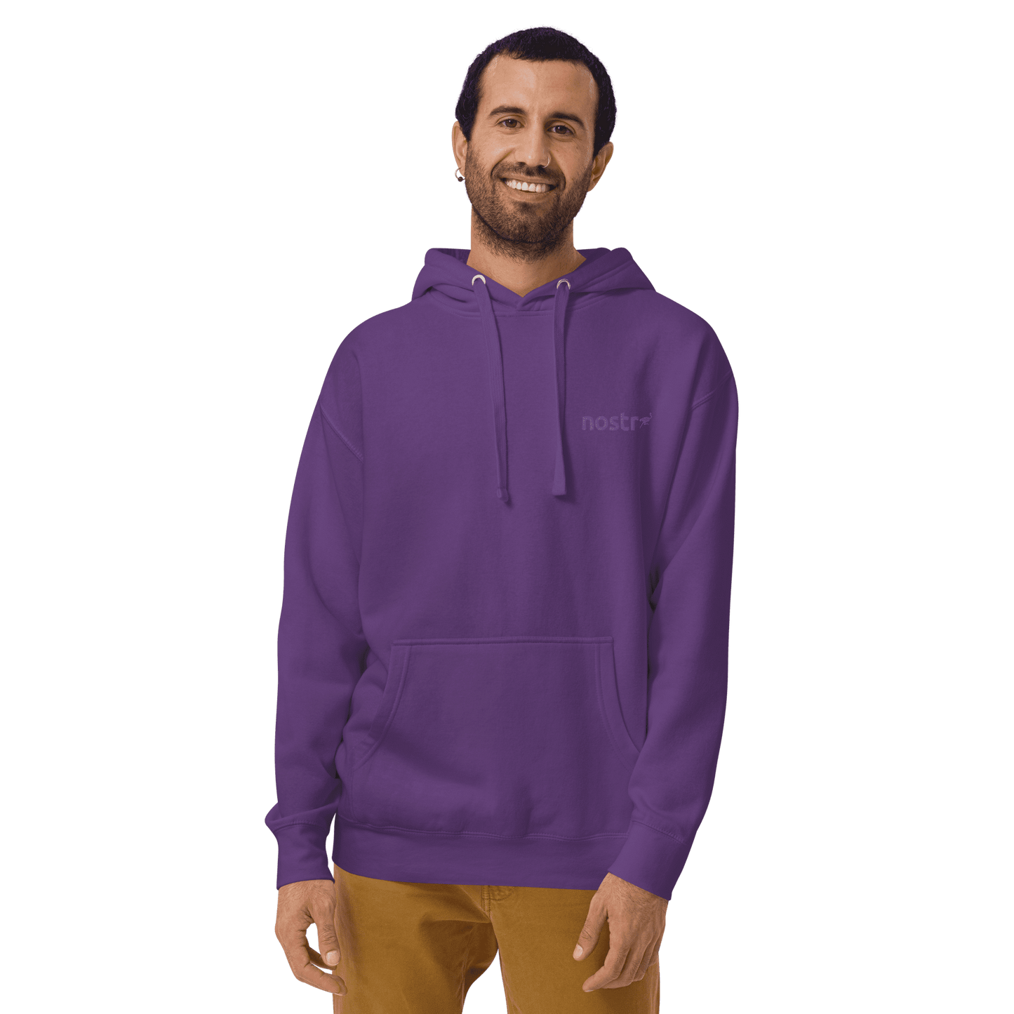 Nostr | Embroidered Purple Nostr Hoodie