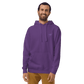Nostrich | Embroidered Purple Nostr Hoodie
