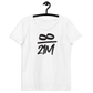 Front view of a white bitcoin shirt for women.