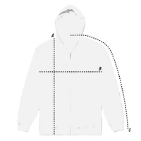 Anarcho Late Night hoodie Michael Monday zip hoodie with metal zipper and front pockets in soft fleece fabric